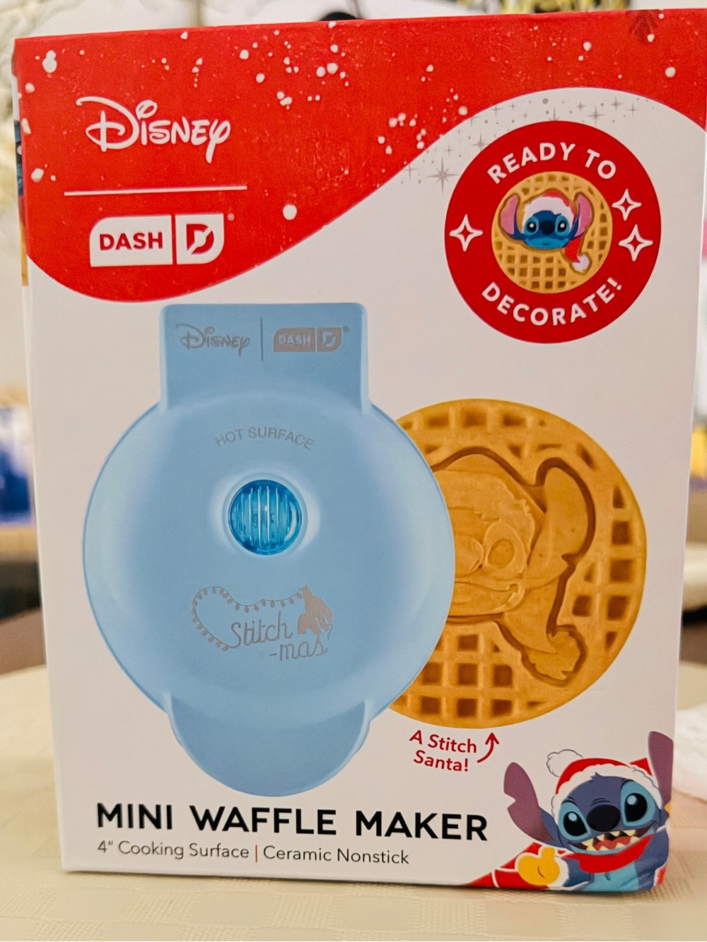 Disney Light Blue Stitch Mini Waffle Maker – Dash Co.